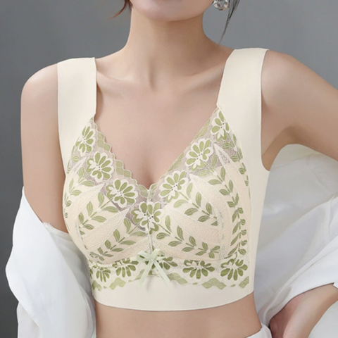 Hatmeo Lace Push-up Comfortable Seamless Bra