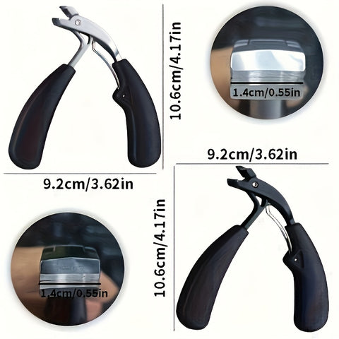 Hatmeo Modern Stainless Steel Large Opening Nail Clippers aqy