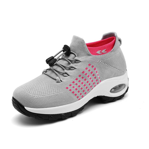 Hatmeo Women's Comfortable Air Cushion Casual Walking Orthopedic Shoes