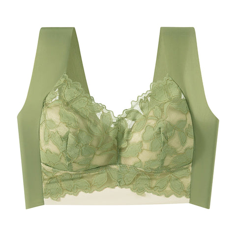 Floral Lace Comfort Push Up Bra